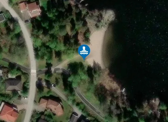 Satellite image of Mörtviksbadet