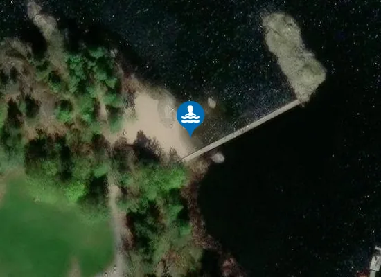 Satellite image of Sjöängsbadet