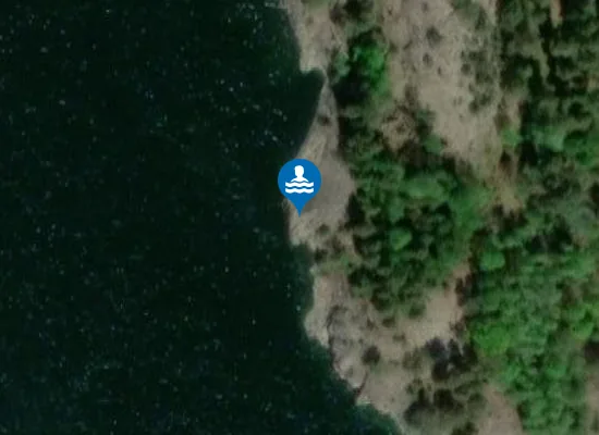 Satellite image of Hoppklippan
