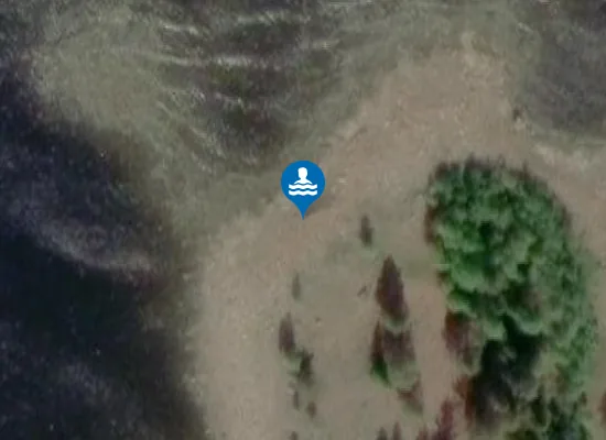 Satellite image of Burehällarna