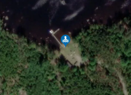 Satellite image of Havsjö Badplats