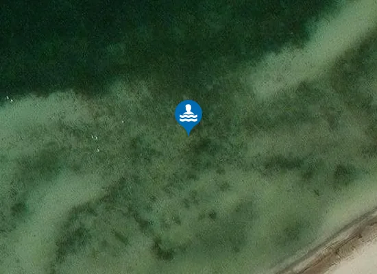 Satellite image of Ribersborgsstranden