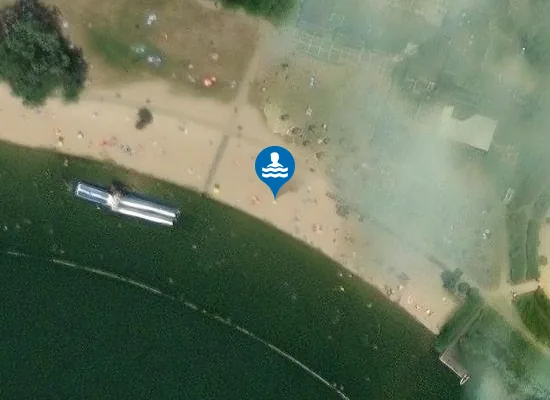 Satellite image of GENT BLAARMEERSEN STRAND-BADZONE