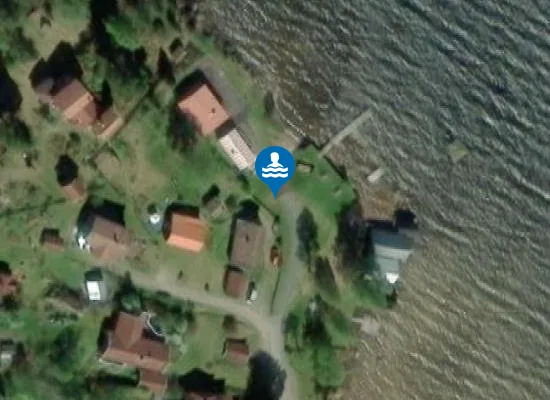 Satellite image of Flosjöbadet