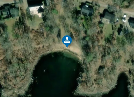Satellite image of Väbynäs Badplats