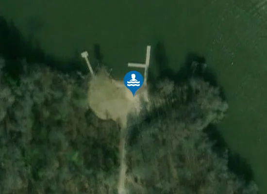 Satellite image of Husby badplats
