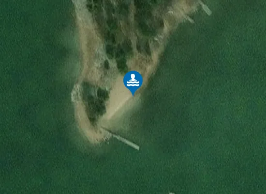 Satellite image of Gärdsnäs strand