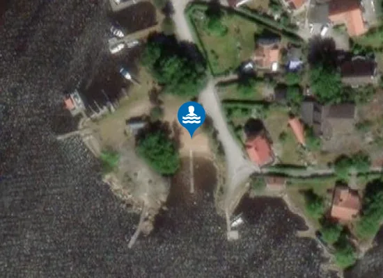 Satellite image of Hästö Badplats