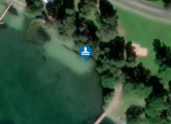 Satellite image of Råssnäsbadet