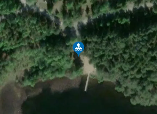 Satellite image of Porsängen