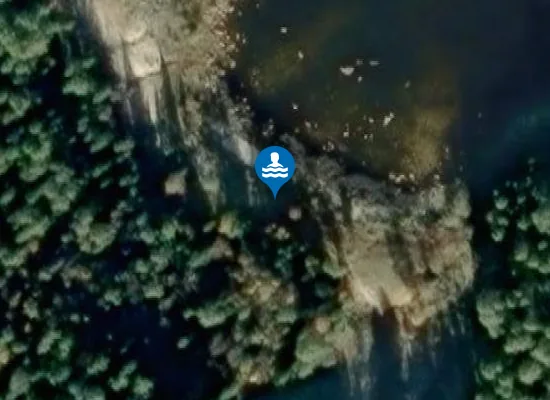 Satellite image of Tosskärssand