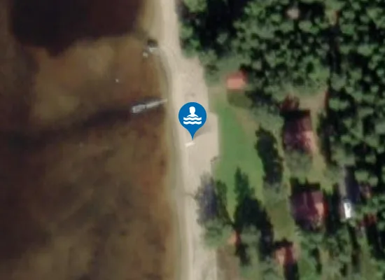 Satellite image of Fäbosand havsbad