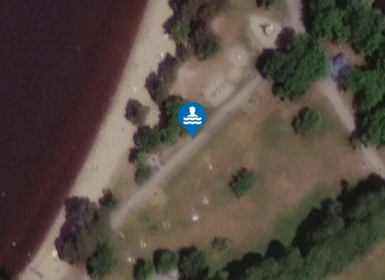 Satellite image of Sundbyholms badplats