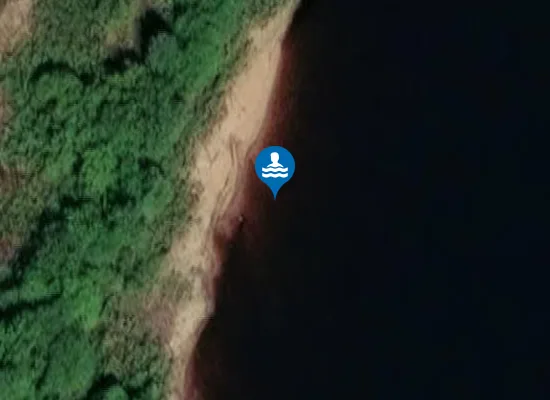 Satellite image of BRO -stranden