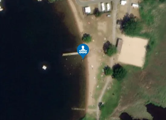 Satellite image of Ekenäs Badplats