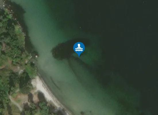Satellite image of Hörvik Badplats