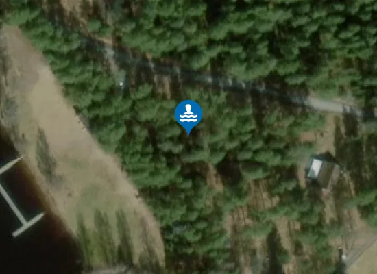 Satellite image of Långanässjöbaden