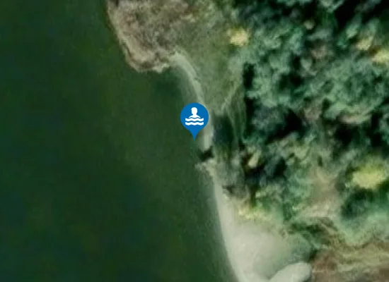 Satellite image of Tolvösands badplats