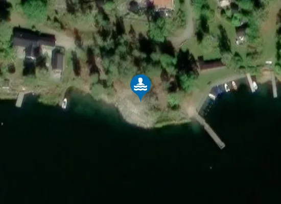 Satellite image of Kattbergets badplats