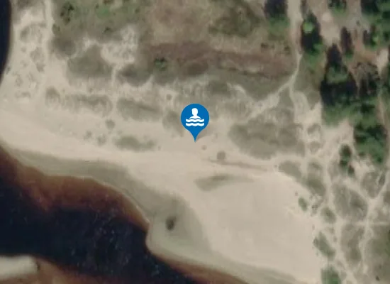 Satellite image of Skatasanden