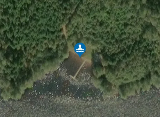Satellite image of Badplats Fegen