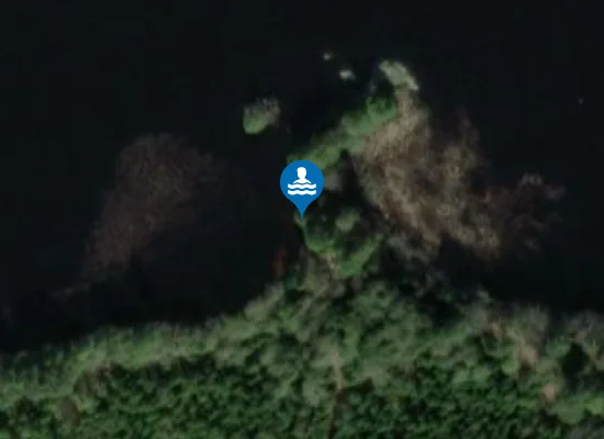 Satellite image of Långa udden