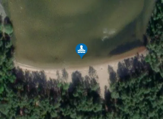 Satellite image of Rövarsand
