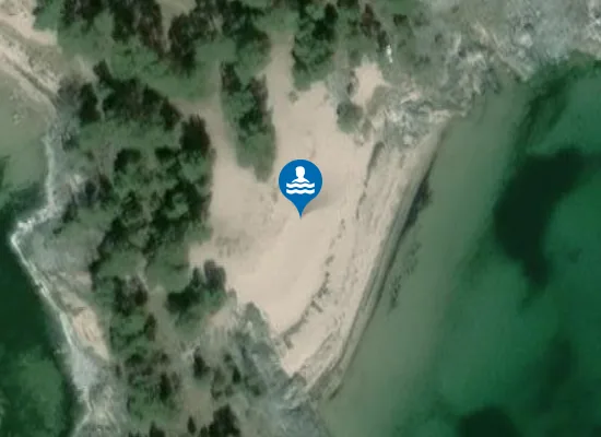 Satellite image of Lilla Trouville Stranden