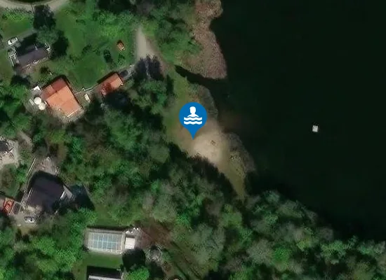 Satellite image of Bastusjöbadet