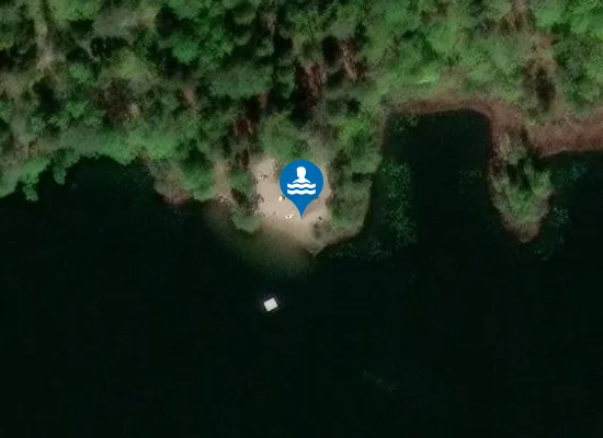 Satellite image of Långsjöbadet