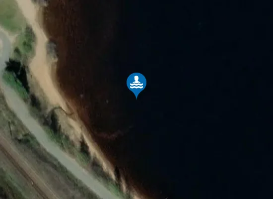 Satellite image of Simeå Strand