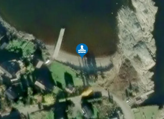 Satellite image of Trestenshällan