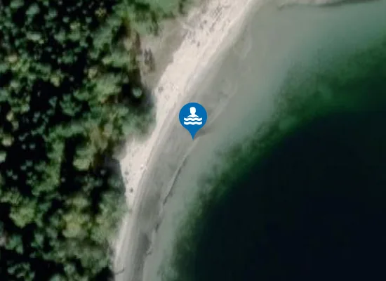 Satellite image of Östra Genesöviken