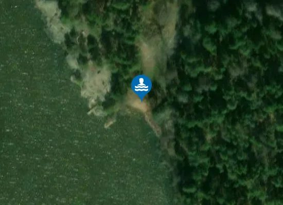 Satellite image of Gåsviken
