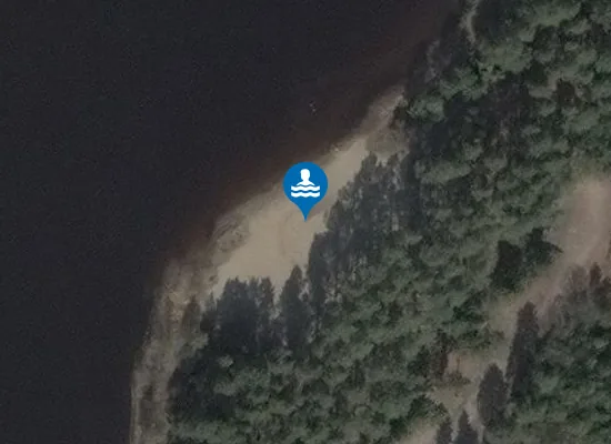 Satellite image of Lögdösjön