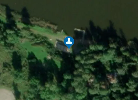 Satellite image of Hjälmarbaden
