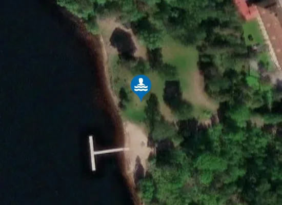 Satellite image of Talluddens badplats
