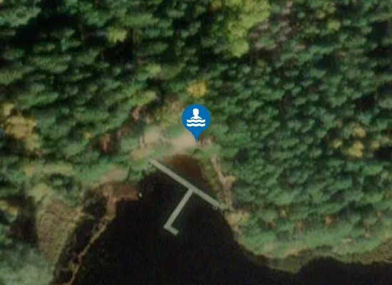 Satellite image of Malmuddens Badplats