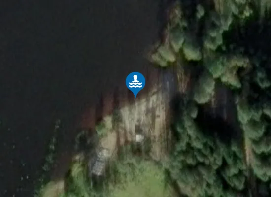 Satellite image of Mullsjö Badplats