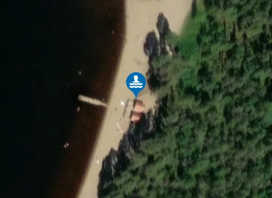 Satellite image of Stamsjöbadet
