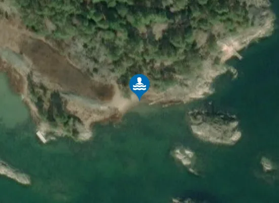 Satellite image of Ytterbystranden