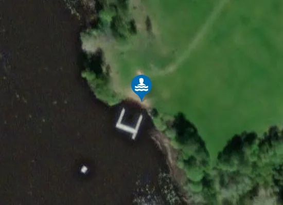 Satellite image of Långsjöbadet