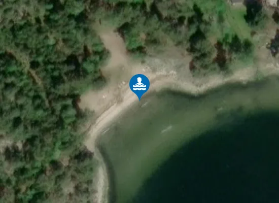 Satellite image of badplats Kovik