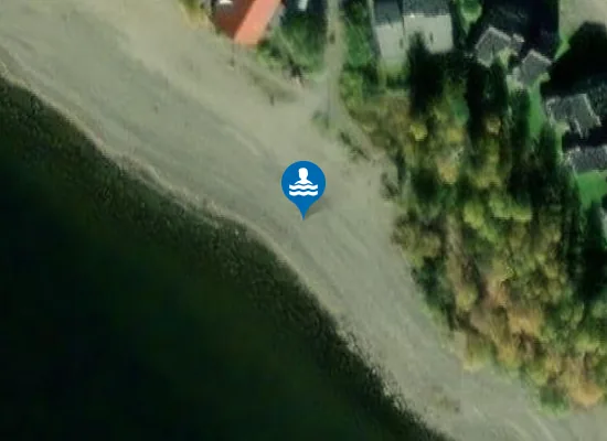 Satellite image of Åre strand