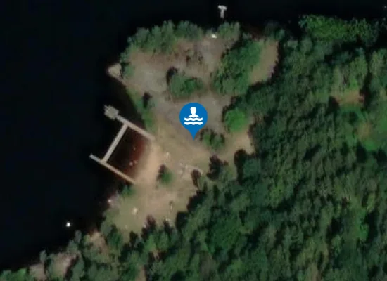 Satellite image of Alljungen Badplats