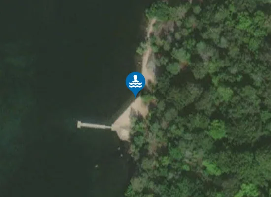 Satellite image of Elleholm Badplats