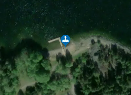 Satellite image of Måldepån