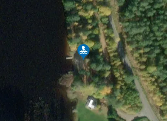 Satellite image of Böksjöbadet