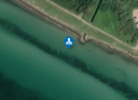 Satellite image of BJØRNEBÆK - UNDERSTATION DKBW1124 KRISTIANSHOLM PLANTAGE STRAND