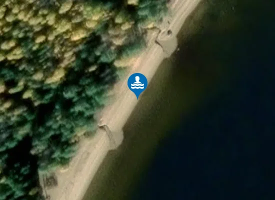 Satellite image of Långsand